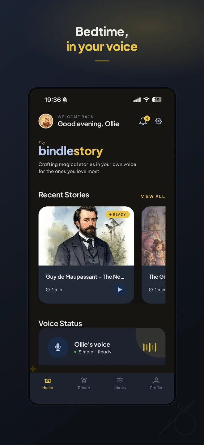 The app at night